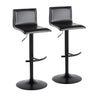 Mara - Adjustable Barstool (Set of 2) - Black Metal