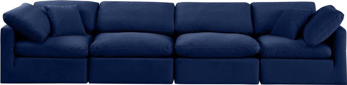 Indulge - Velvet 4 Seat Modular Sofa