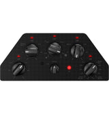 GE JEP5036DTBB - 36" Built-In Knob Control Electric Cooktop - Black