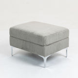 Modular Sectional Sofa Square Storage Ottoman