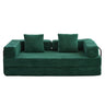 Floor Couch, Convertible Floor Sofa Bed With Pillow Back Support Armrest