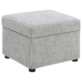 Winter - Upholstered Hydraulic Lift Top Storage Ottoman