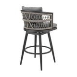 Zella - Outdoor Patio Swivel Bar Stool Set