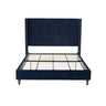 Peyton - Upholstered Bed With 54" High Headboard, Traditional Hand Buttoned Tufting