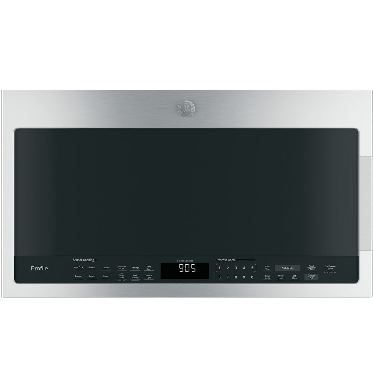 GE Profile PVM9005SJSS installed in kitchen