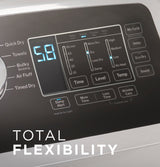 GE GTD58GBPVDG dryer in laundry room setting