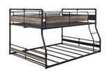 Cordelia - Full/Queen Bunk Bed - Antique Oak, Sandy Black & Dark Bronze Hand-Brushed