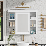Wall Mounted Bathroom Storage Cabinet With Mirror Door