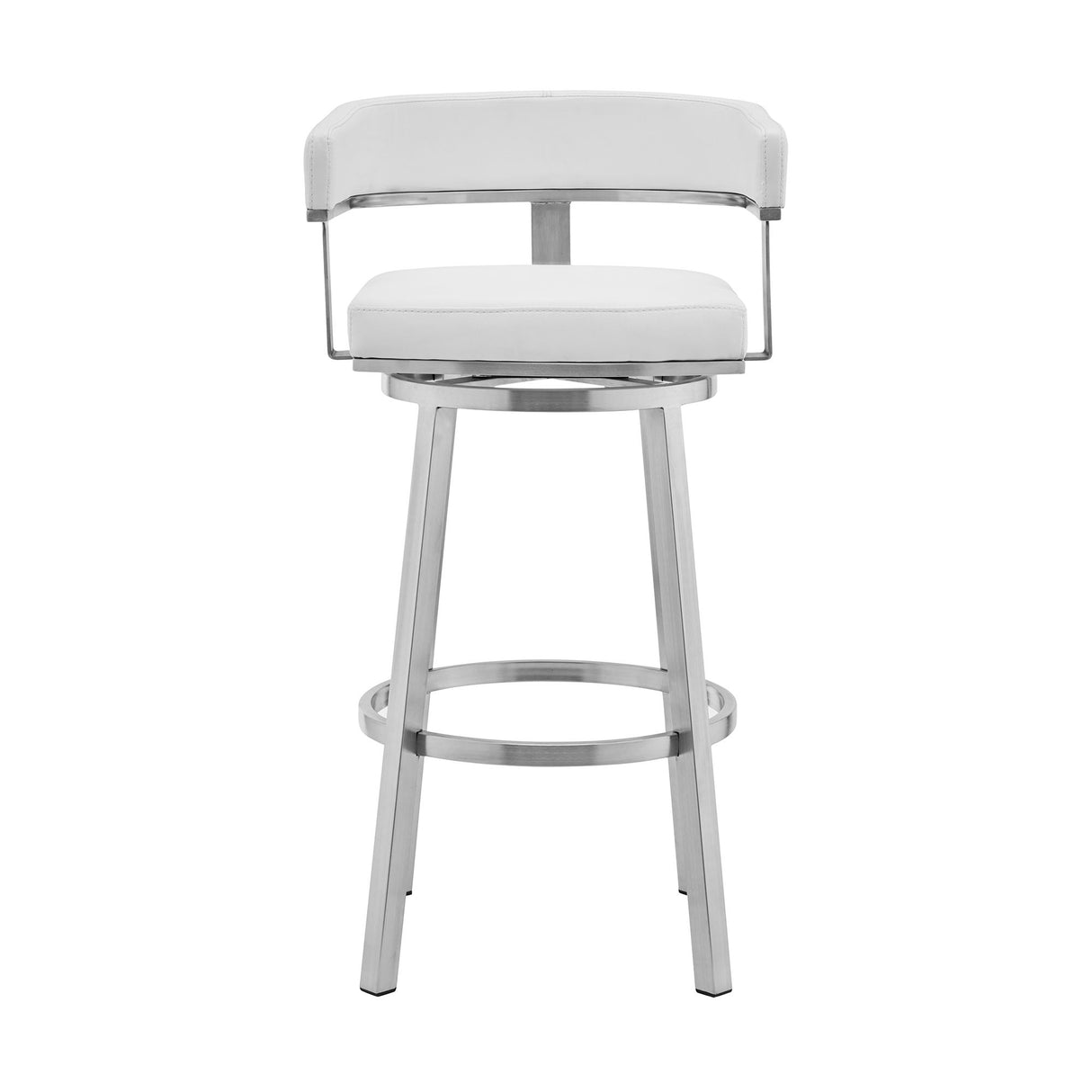 Lorin - Stainless Steel Swivel Bar Stool
