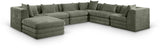 Stellar - 7 Piece Chenille Fabric Upholstered Modular Sectional