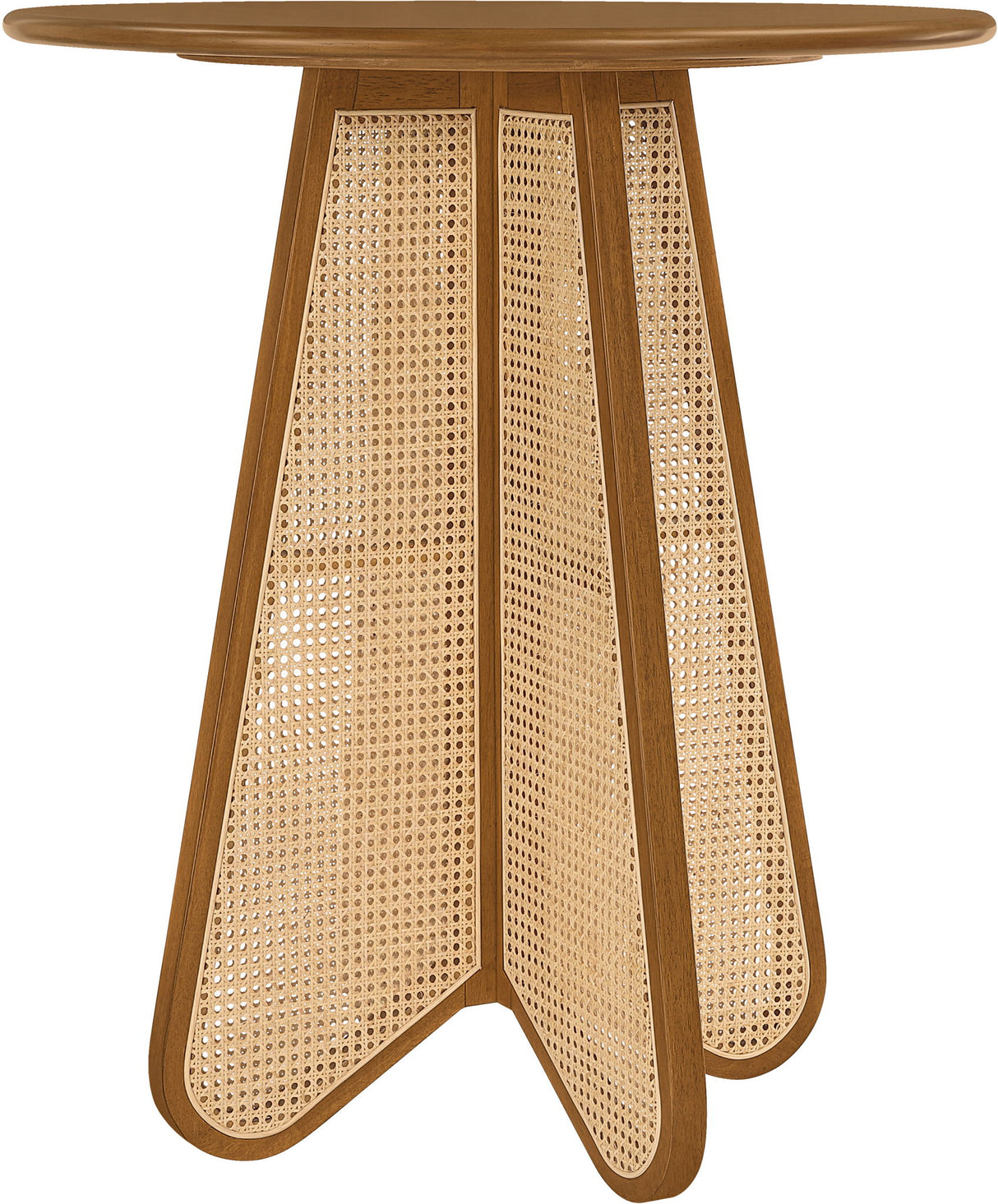 Butterfly - Solid Wood And Natural Cane Table