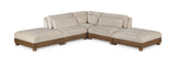 Turin - Fabric Upholstered Modular Sectional - Taupe