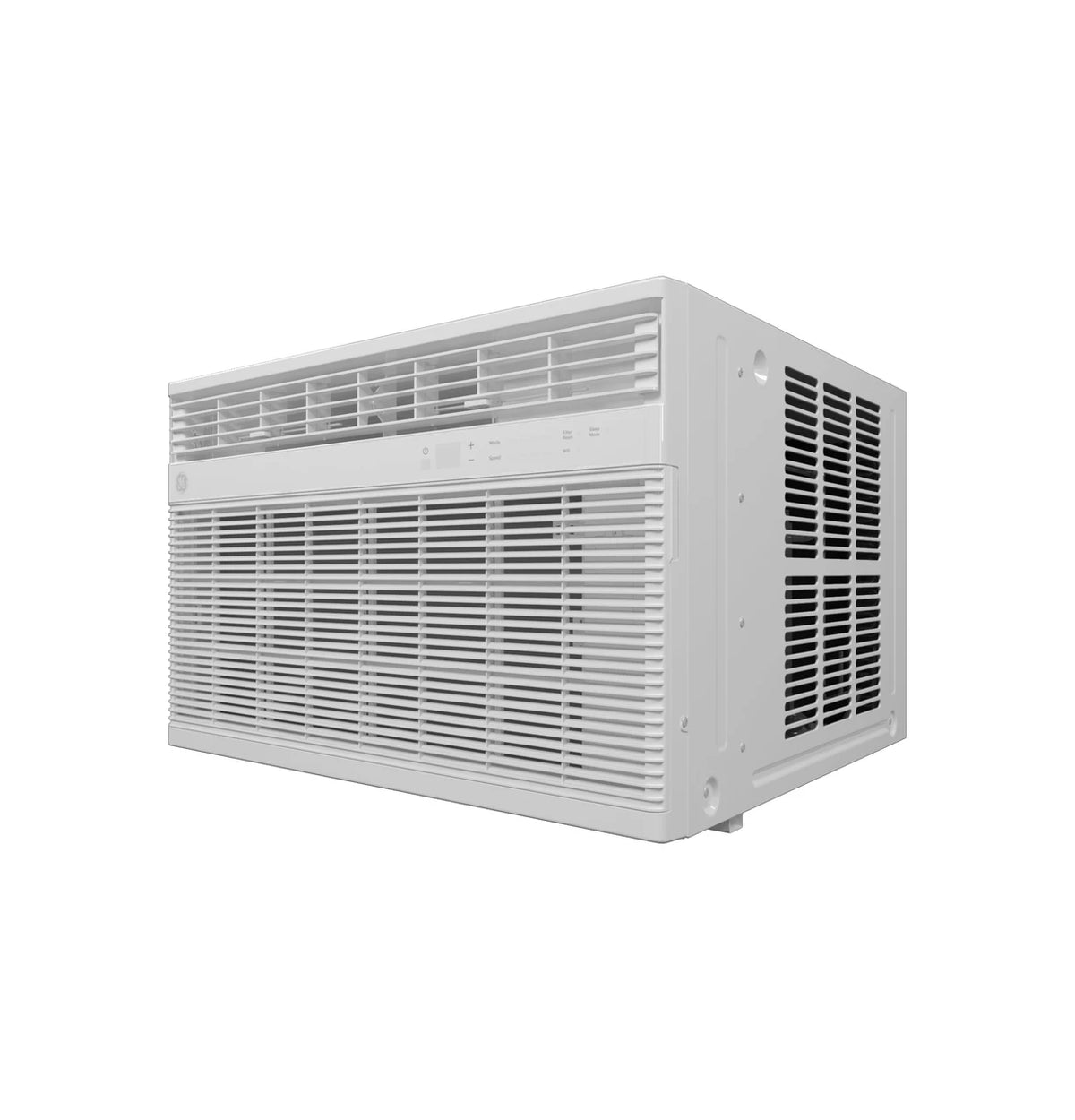 GE AWCS18WWF window air conditioner angled view
