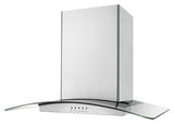 Whirlpool WVI75UC6DS island range hood additional view