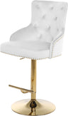 Claude - Adjustable Stool with Gold Base