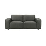 Clayton - Leather Loveseat With Track Arms