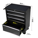 Multifunctional Tool Cart With Wheels And Drawers