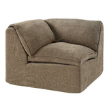 Almano - Modular Wedge - Light Brown Chenille