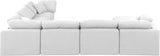 Indulge - Linen 7 Piece Modular Sectional - White