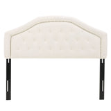 Kaarina - Contemporary Tufted Fabric Headboard