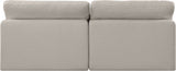 Comfy - Linen Modular Armless Sofa 2 Seats