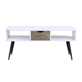 Halima - Coffee Table - White & Black