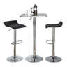 Bistro - Square Ale 3 Piece Bar Set - Chrome Metal
