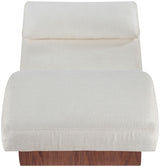 Marcella - Chaise Lounge - Walnut Base