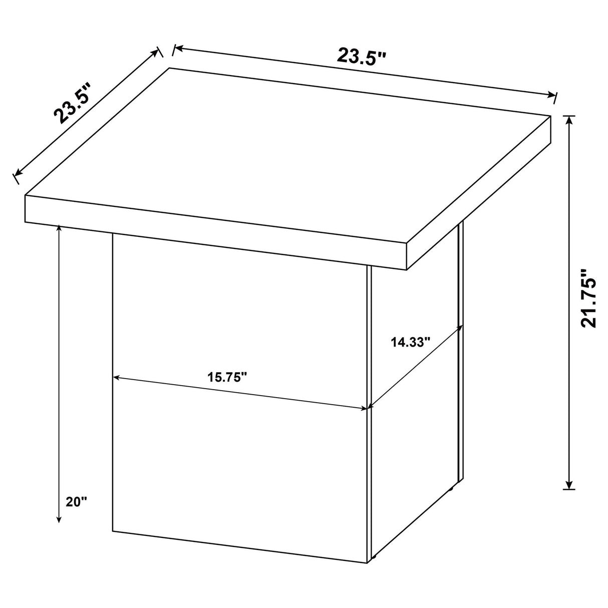 Exeter - Square Table Set