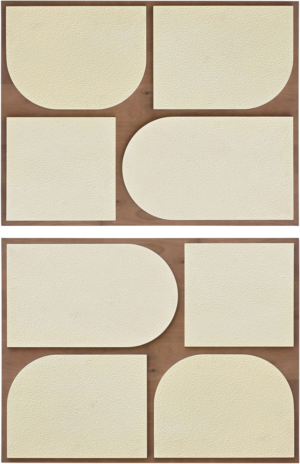 Icon - Mango Wood 2 Piece Wall Art