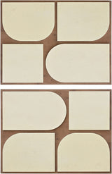 Icon - Mango Wood 2 Piece Wall Art