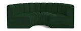 Arc - Boucle Fabric 4 Piece U-Shaped Modular Sofa