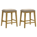 Jane - Contemporary Transitional Wood Counter Height Kitchen Bar Stool