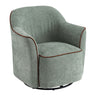 360° Swivel Accent Chair With Flared Arms