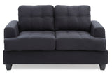 Stylish Transitional Loveseat For Two