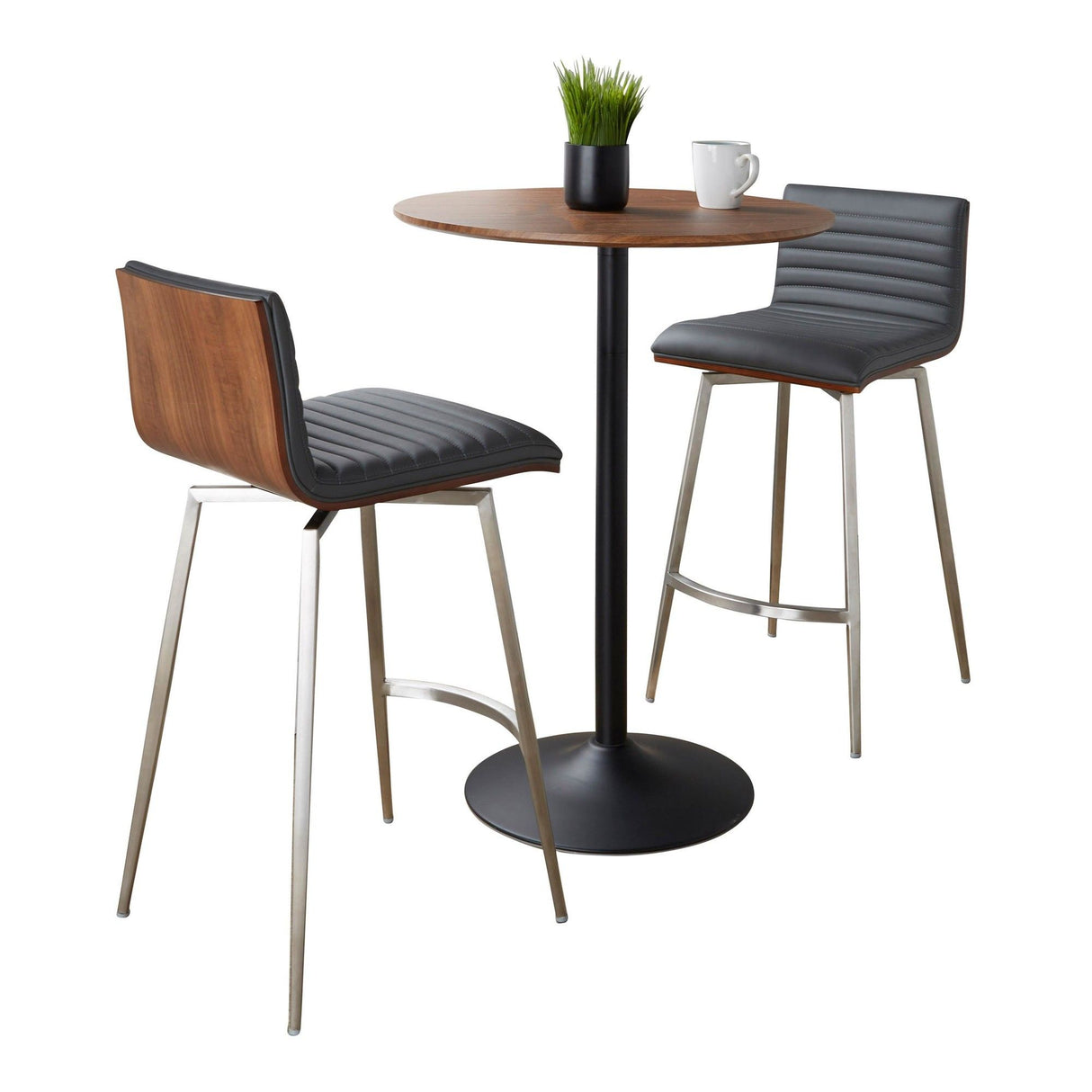 Pebble - 3 Piece Dining Set With Adjustable Table