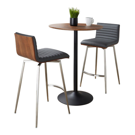 Pebble - 3 Piece Dining Set With Adjustable Table