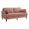 Chenille 2 Seater Sofa With LED Light, USB Charging Port, And Storage Bag