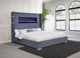 Tisdall - Upholstered Fireplace Bed