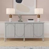 Selena - Credenza - Rustic White