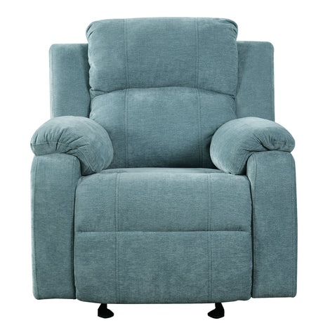 Upholstered Manual Recliner Chair With 3 Adjustable Backrest Positions