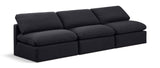 Indulge - Linen 3 Seat Modular Armless Sofa