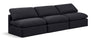 Indulge - Linen 3 Seat Modular Armless Sofa