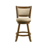 Aiden - Modern Farmhouse Swivel Wood Counter Height Kitchen Bar Stool