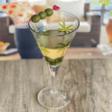 Leadingware V Shaped Unbreakable Plastic Wine Glasses, 14Oz (Set of 4) - Clear