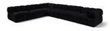 Orin - Velvet 6 Piece Modular L-Shaped Sectional