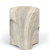 Olira - Concrete And Fiberglass Indoor / Outdoor End Table