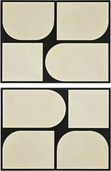 Icon - Mango Wood 2 Piece Wall Art