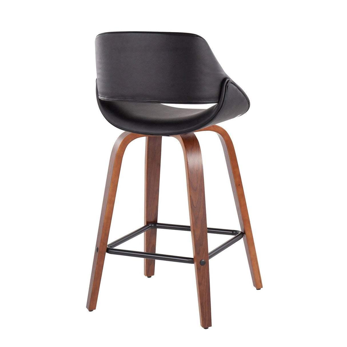 Fabrizzi - Counter Stool With Square Footrest (Set of 2)
