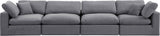 Comfy - Velvet Modular Sofa 4 Seats